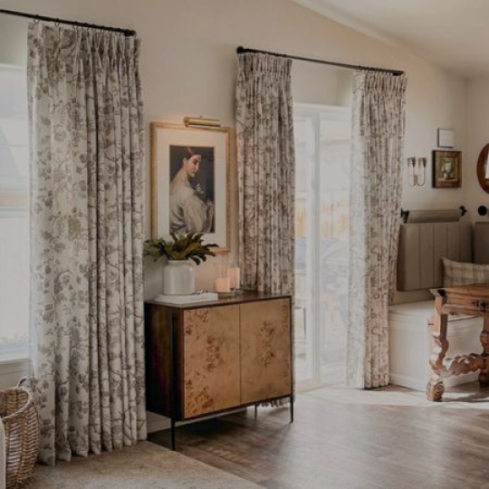 Rèm Vải In Họa Tiết Chống Nắng